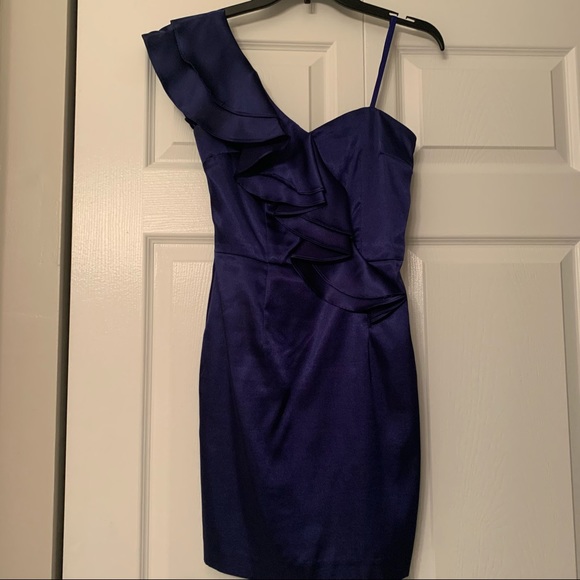 One Shoulder Cocktail Dress - Picture 2 of 16